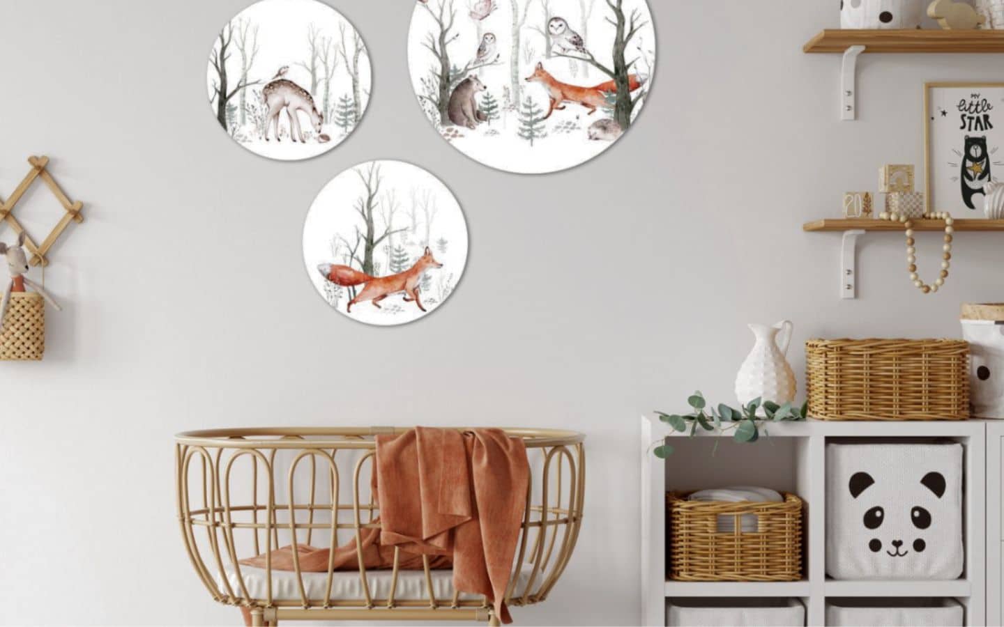 Bosdieren-babykamer