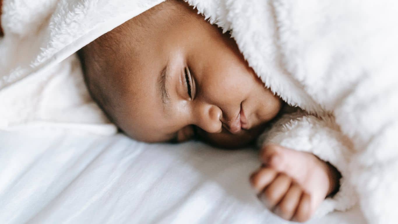 Babyfoon baby slaapt