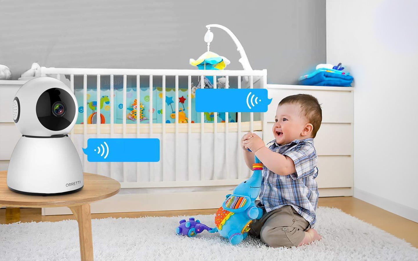 Orretti X3 Babyfoon-Terugpraat Functie