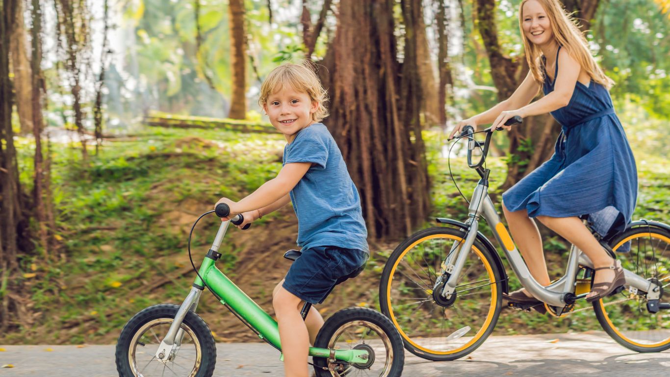 loopfiets 3 wielen goed instellen