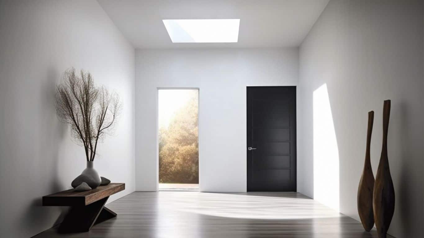 huis met een op maat gemaakte deur